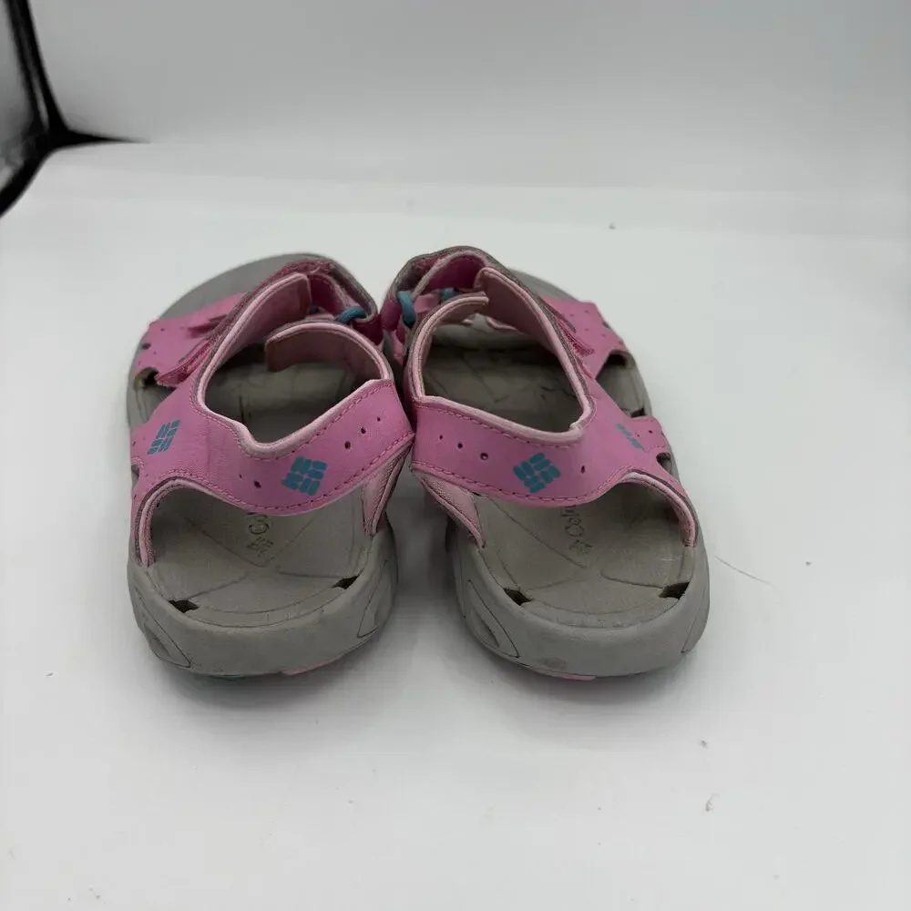 Columbia Sandals Girls Youth Size 4 Techsun‎ Vent Pink Omni Grip Hiking Water B4